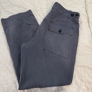 Alex Mill Utility Cargo Pants – Slate Blue – Men’s 33